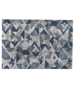 TAPPETO "DOUBLE" GRIGIO CELESTE, 160X230 CM